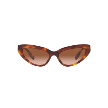 Burberry | Burberry  BE 4373U 331613 54mm Womens Cat Eye Sunglasses 3.1折, 独家减免邮费