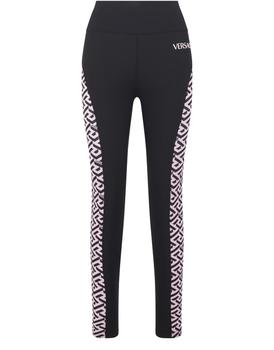 时尚紧身裤女装, Versace | 希腊回纹细节紧身裤商品图片 6.9折, 包邮包税