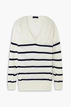 Rag & Bone | Soleil striped ribbed cotton-blend sweater 3折×额外8折x额外9.5折, 额外八折, 额外九五折