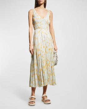 商品Vince | Lotus Pleated Midi Slip Dress,商家Neiman Marcus,价格¥941图片