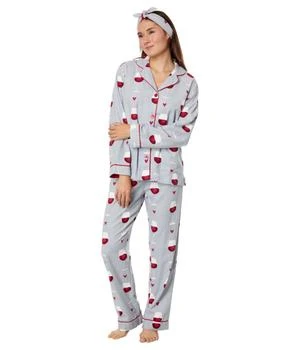 P.J. Salvage | Flannel PJ Set with Headband 6.4折起
