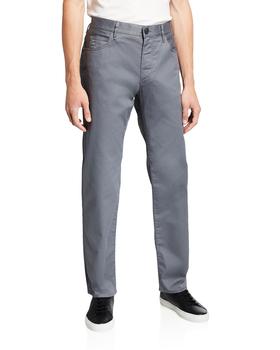 推荐Men's Solid 5-Pocket Pants商品