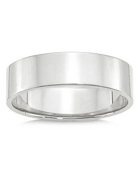 Bloomingdale's | Men's 6mm Lightweight Flat Band in 14K White Gold - 100% Exclusive,商家Bloomingdale's,价格¥8793