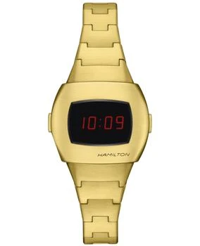 Hamilton | Hamilton PSR Digital Quartz American Classic Gold Tone Steel Women's Watch H52314130,商家WatchMaxx,价格¥5642