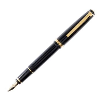 推荐Pilot Fountain Pen - Falcon, Black with Gold Accents商品