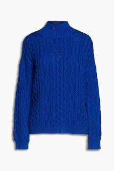 推荐Kenny cable-knit wool-blend turtleneck sweater商品