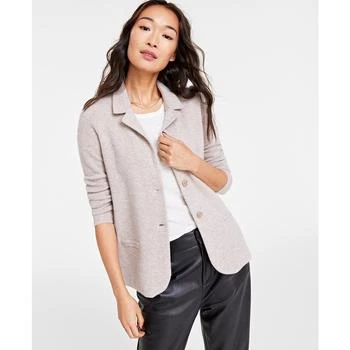 推荐Women's 100% Cashmere Blazer, Regular & Petite, Created for Macy's商品