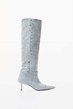 亚历山大王鞋, Alexander Wang | VIOLA 65 SLOUCH BOOT IN DENIM商品图片 