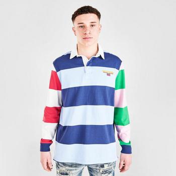 推荐Men's Ralph Lauren Polo Sport Mixed Stripe Jersey Polo Shirt商品
