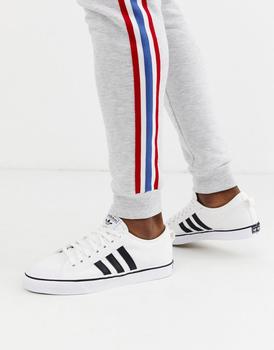阿迪达斯男鞋帆布鞋, Adidas | adidas Originals Nizza trainers in white商品图片 7.5折