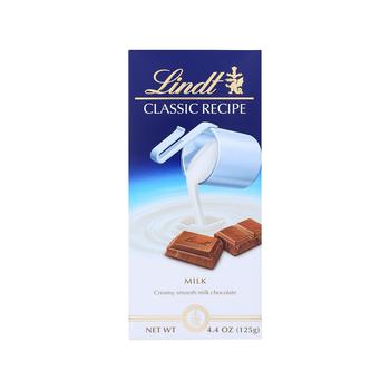 商品LINDT | Chocolate Bar - Milk Chocolate - 31 Percent Cocoa - Classic Recipe - 4.4 oz Bars - Case of 12,商家Macy's,价格¥398图片