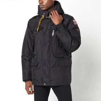 推荐Parajumpers Men's Right Hand Base Hooded Down Jacket - Black商品