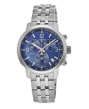 Tissot PRC 200 Quartz Chronograph Blue Dial Steel Men's Watch T114.417.11.047.00 product img