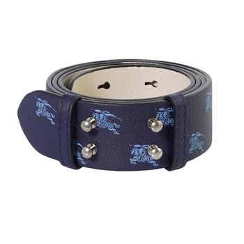 商品Burberry | Burberry Equestrian Knight Logo Medium Belt Bag Leather Belt- Regency Blue/ Pale Blue,商家Jomashop,价格¥1349图片