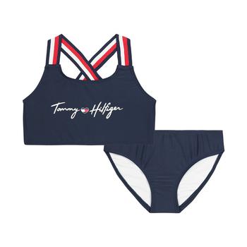 Tommy Hilfiger | Baby Girls Global Stripe Strap Bikini Top and Bottom Swimsuit, 2 Piece Set商品图片,1.9折