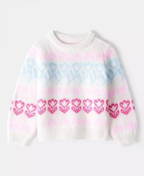 Carter's | Girls Toddler 2T-5T Floral Fairisle Sweater,商家Macy's,价格¥309