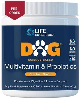 Life Extension | Life Extension DOG Multivitamin & Probiotics (90 Soft Chews),商家Life Extension,价格¥209