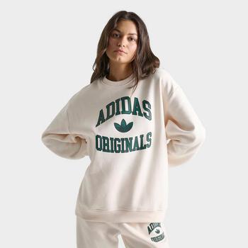 アディダス Adidas Originals 【 Originals Sweatshirt Womens Women 】 レディース ADIDAS ORIGINALS WOMEN'S ADICOLOR OVERSIZED HALF-ZIP