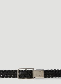 巴黎世家皮带真假, Balenciaga | Woven Belt in Black商品图片 