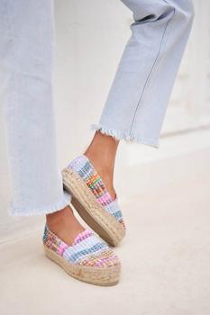Manebi, Manebi | Manebi Acapulco Fucsia Blue Mix Espadrille商品图片 满$250减$20, 满减