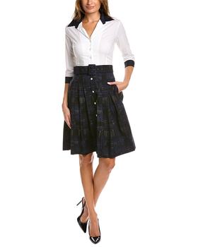 samantha sung, SAMANTHA SUNG | Samantha Sung Avery Shirtdress商品图片 4.1折