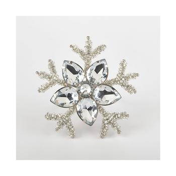 商品Napkin Ring Collection Snowflake Design Napkin Ring, Set of 4图片