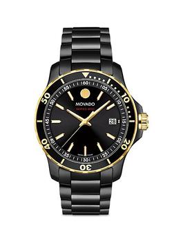 Movado | Series 800 Black Stainless Steel Watch商品图片,