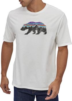 巴塔哥尼亚, Patagonia | Patagonia Men's Fitz Roy Bear Organic Cotton T-Shirt商品图片 9.1折