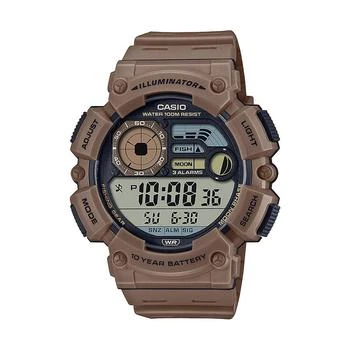 推荐Men's Digital Brown Resin Watch 50.1mm, WS1500H-5AV商品
