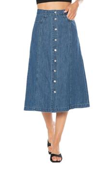 juicy couture价格, Juicy Couture | Denim A-Line Skirt商品图片 4折