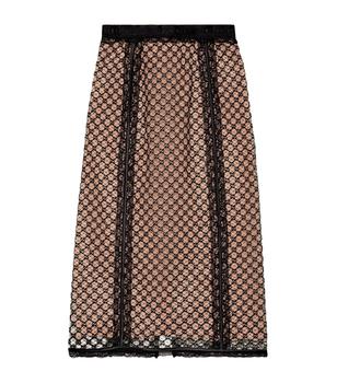 Gucci | GG Supreme Midi Skirt商品图片,独家减免邮费