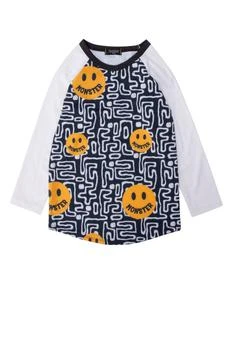 Wee Monster | Wee Monster Pattern-Printed Long-Sleeved Swim Top,商家Cettire,价格¥222