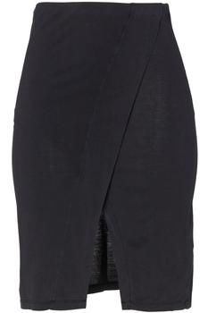 product Delna wrap-effect Lyocell and cotton-blend jersey skirt image
