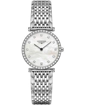 Longines | Longines La Grande Classique Quartz Mother of Pearl Dial Diamond Stainless Steel Women's Watch L4.523.0.87.6商品图片,7.4折
