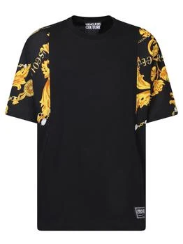 Versace | Versace Jeans Couture Barocco Print Crewneck T-Shirt 5.7折, 独家减免邮费