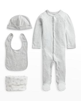 商品Ralph Lauren | 4-Piece Interlock Baby Gift Set,商家Neiman Marcus,价格¥538图片