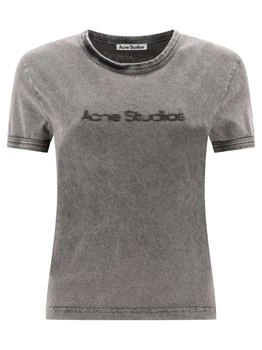推荐Acne Studios Logo Detailed Crewneck T-Shirt商品