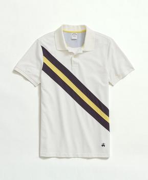 商品Brooks Brothers | Cotton Pique Archive Stripe Polo Shirt,商家Brooks Brothers,价格¥585图片