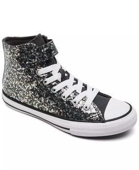 Converse | Little Girls Chuck Taylor All Star Glitter Easy-On Casual Sneakers from Finish Line,商家Macy's,价格¥368