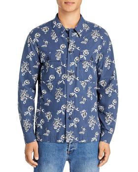 Vince | Ikat Floral Long Sleeve Shirt商品图片,5.2折