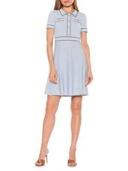 ALEXIA ADMOR | ​Jenna Knit Fit-&-Flare Dress商品图片,3.7折