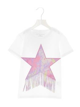 Stella McCartney | Stella McCartney Kids Star T-shirt With Fringes.商品图片,