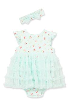 Little Me | Floral Popover Bodysuit & Headband Set商品图片,2.9折