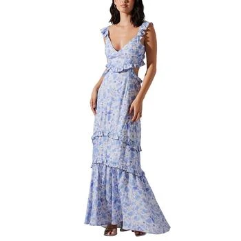 ASTR | Women's Cassis Floral Print Maxi Dress 