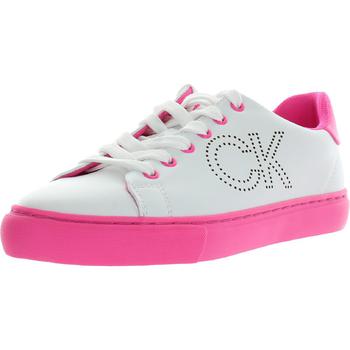 推荐Calvin Klein Womens Cizzo Faux Leather Low-Top Casual and Fashion Sneakers商品