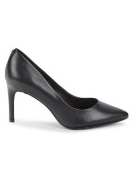 Karl Lagerfeld Paris | Glora Point-Toe Leather Pumps商品图片,6折