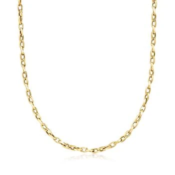 Ross-Simons | Ross-Simons Italian 18kt Yellow Gold Twisted Cable-Link Necklace,商家Premium Outlets,价格¥5838