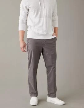 AE AE Flex Relaxed Straight Lived-In Khaki Pant