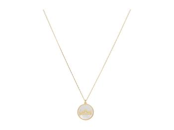 Kate Spade | In The Stars Mother-of-Pearl Libra Pendant Necklace商品图片,6.7折, 独家减免邮费