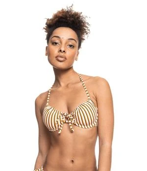Roxy | Printed Beach Classics Underwire Bralette Bikini Top,商家Zappos,价格¥140